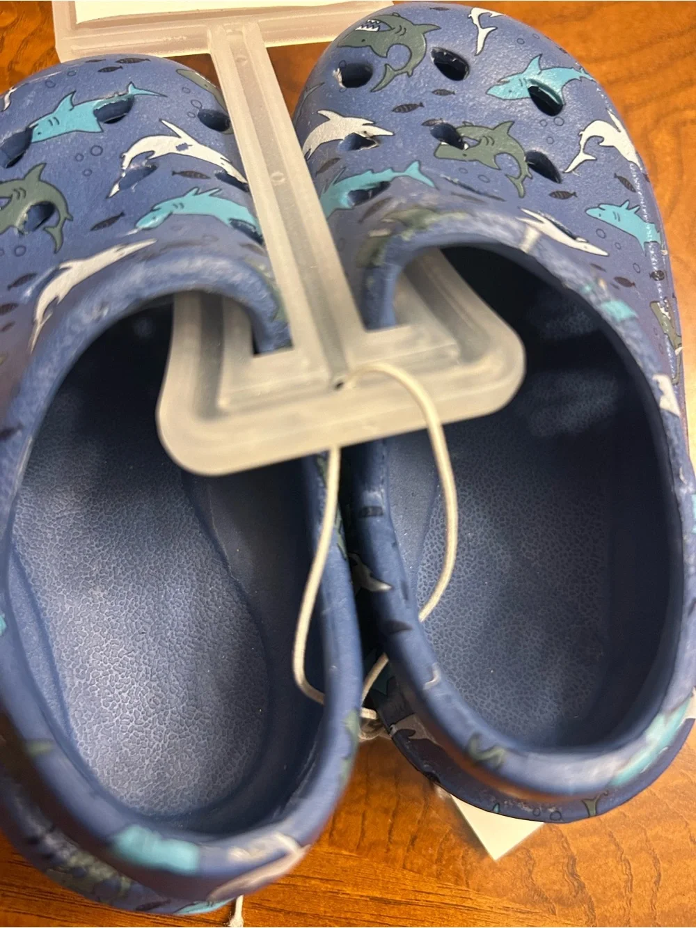 NWT-Capelli of New York Kids Shark Water Shoes - Navy & Teal